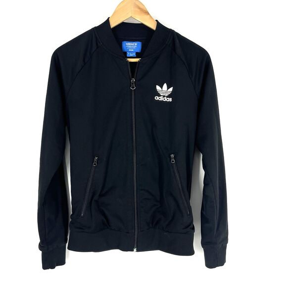 Adidas x Rita Ora Jacket Size Small Womens Black Basset Hound Puppy Beagle Track - Picture 3 of 8